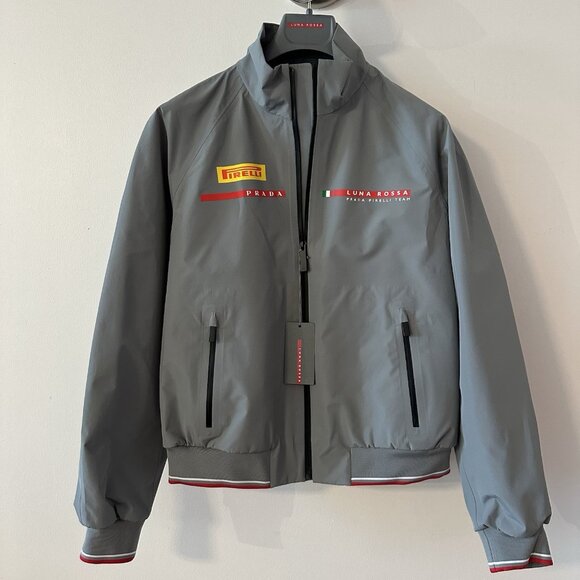 NWT PRADA LUNA Rossa Pirelli Jacket Windbreaker Coat Nylon Sz 44 - Picture 2 of 7